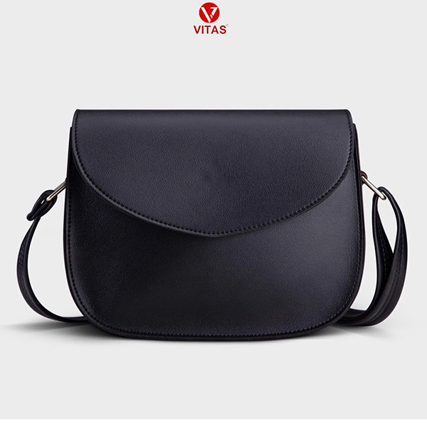 Women leather fashion crossbody bag Vitas VT-12